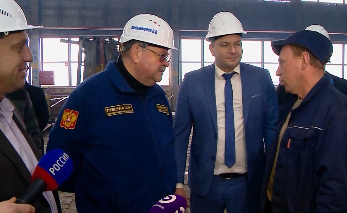 Губернатор Олег Мельниченко посетил промышленные предприятия Бессоновского района